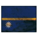 Blechschild "Flagge Nauru Rusty Look" 40 x 30...
