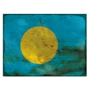 Blechschild "Flagge Palau Rusty Look" 40 x 30...