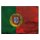 Blechschild "Flagge Portugal Rusty Look" 40 x 30 cm Dekoschild Länderfahnen