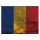 Blechschild "Flagge Rumänien Rusty Look" 40 x 30 cm Dekoschild Fahnen