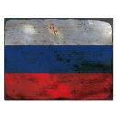 Blechschild "Flagge Russland Rusty Look" 40 x...