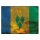 Blechschild "Flagge St. Vincent und Grenadinen Rusty Look" 40 x 30 cm Dekoschild Fahnen