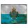 Blechschild "Flagge San Marino Rusty Look" 40 x 30 cm Dekoschild Länderfahnen