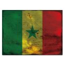 Blechschild "Flagge Senegal Rusty Look" 40 x 30...