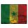 Blechschild "Flagge Senegal Rusty Look" 40 x 30 cm Dekoschild Länderfahnen