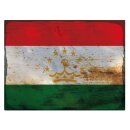 Blechschild "Flagge Tadschikistan Rusty Look"...