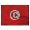 Blechschild "Flagge Tunesien Rusty Look" 40 x...