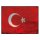 Blechschild "Flagge Türkei Rusty Look" 40 x 30 cm Dekoschild Länderfahnen