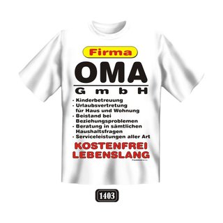 T-Shirt mit Motiv/Spruch Oma GmbH Größe S