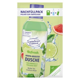 Dresdner Essenz Nachfüllpack Duschgel Pulver zum selbst Anmischen Refresh 45 g
