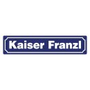 Blechschild "Kaiser Franzl" 46 x 10 cm...
