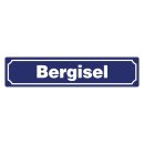 Blechschild "Bergisel" 46 x 10 cm Dekoschild...