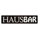 Blechschild "Hausbar" 46 x 10 cm Dekoschild Bar