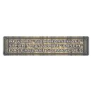 Blechschild "Im Wort Nachbarschaft, Arsch" 46 x...