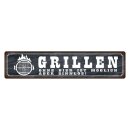 Blechschild "Grillen ohne Bier ist...