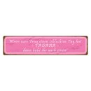 Blechschild "Eure Frau schlechten Tag, TADAAA"...