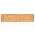 Blechschild "Wenn wir lachen stirbt Problem" 46 x 10 cm Dekoschild Spruch Freundschaft