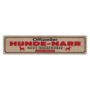 Blechschild "Hunde-Narr nicht therapierbar" 46...