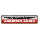 Blechschild "Rauchen gefährdet Gesundheit,...