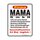 Blechschild mit Motiv/Spruch "Mama GmbH"