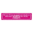 Blechschild "Frauen unterhalten, Teufel lernt"...