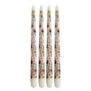 4er Pack Ebersbacher Adventskalenderkerzen gelackt, Weiß, (Ø x H) 22 x 290 mm