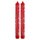 2er Pack Ebersbacher Adventskalenderkerzen, Motiv Weihnachten, Rot, (Ø x H) 30 x 300 mm