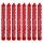8er Pack Ebersbacher Adventskalenderkerzen, Motiv Weihnachten, Rot, (Ø x H) 30 x 300 mm