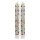 2er Pack Ebersbacher Adventskalenderkerzen, Motiv Frohes Fest, Weiß, (Ø x H) 25 x 300 mm