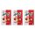 3er Pack Halloren O´s Kugeln Erdbeer & Vanille (3 x 125 g)