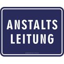 Magnet Türmagnet "Anstaltsleitung" blau