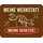 Blechschild mit Motiv/Spruch "Meine Werkstatt"