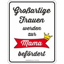 Blechschild mit Motiv/Spruch "Großartige...