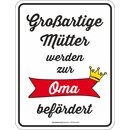 Blechschild mit Motiv/Spruch "Großartige...