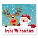 Weihnachtsaufkleber Rentier Größe 40 x 35 mm,...