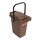 Müllbehälter / Abfalleimer 25 Liter braun