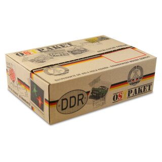 Ostpaket Mini mit 13 typischen Produkten der DDR