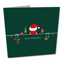 5er Pack Geschenkkarten mit Umschlag "Frohe Weihnachten" Weihnachtsmann