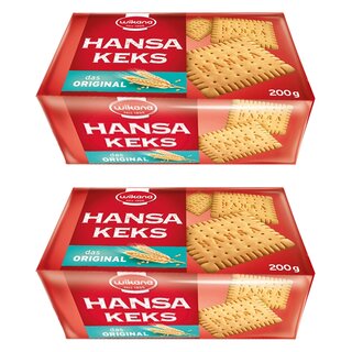 2er Pack Wikana Hansa Keks (2 x 200 g)