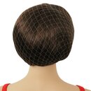 Haarnetz Perligran mit Gummi 2 x 2er Pack dunkelbraun