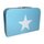 Kinderkoffer hellblau mit Stern 40 cm