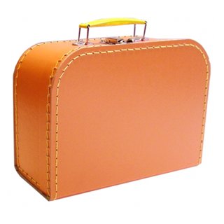 Kinderkoffer orange 40 cm