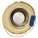 4er Pack Ebersbacher Holzlaternen groß (Ø x H) 160 x 180 mm