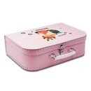 Kinderkoffer 40 cm rosa mit Fuchs und Wunschname