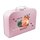 Kinderkoffer 45 cm rosa mit Fuchs und Wunschname
