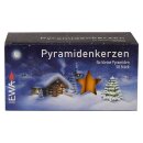 Pyramidenkerzen klein, natur ca. 14 x 74 mm 50...