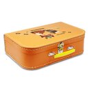 Kinderkoffer 30 cm orange mit Fuchs und Wunschname