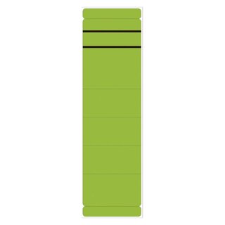 Ordner Rückenschilder - breit/lang, 10 Stück, grün