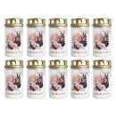 Ebersbacher Ewiglichter mit Golddeckel, Blumenbouquet „In Gedanken bei Dir“ (Ø x H) 75 x 150 mm