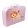 Kinderkoffer 16 cm rosa mit Löwe